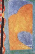 The Yellow Curtain (mk35) Henri Matisse